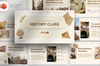 History Class PowerPoint Presentation Template